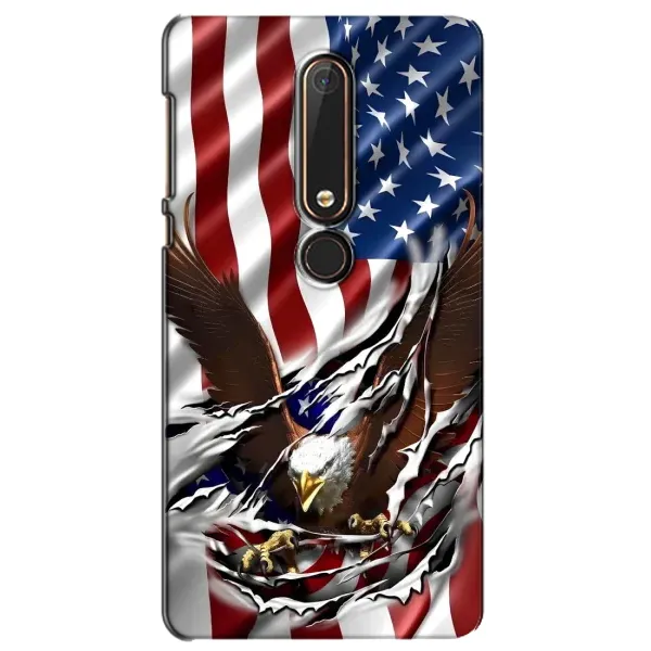 Чехол с рисунком «Флаг USA» для Nokia 6 2018 Чехол с рисунком «Флаг USA» для Nokia 6 2018