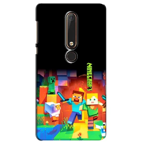 Чехол с рисунком «Герой Майнкрафт» для Nokia 6 2018 Чехол с рисунком «Герой Майнкрафт» для Nokia 6 2018