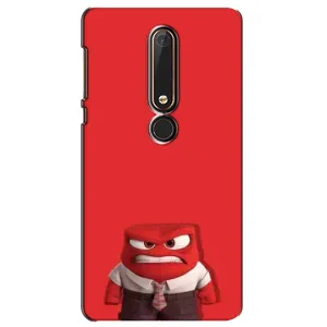 Чехол Головоломка для Nokia 6 2018 - (AlphaPrint) (Гнев)