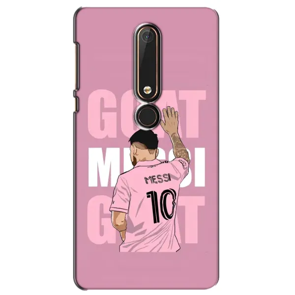 Чехол с рисунком «GOAT MESSI» для Nokia 6 2018 Чехол с рисунком «GOAT MESSI» для Nokia 6 2018