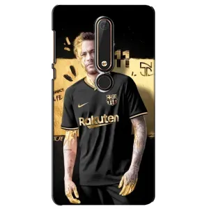 Силиконовый Чехол Nokia 6 2018 (Gold Neymar)