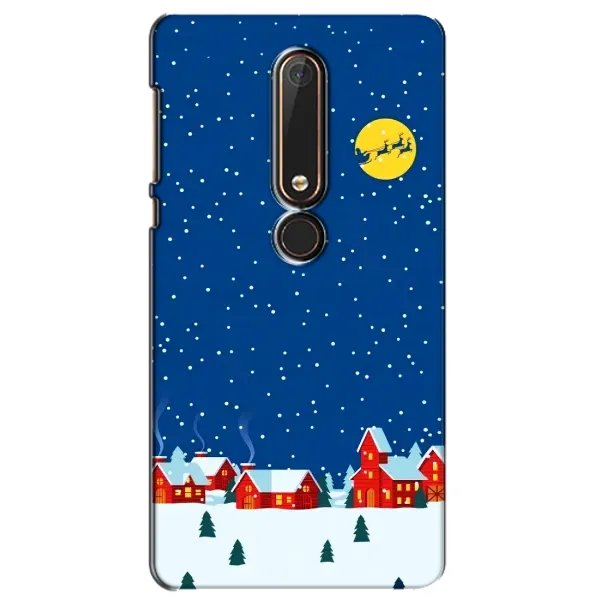 Чохол з малюнком «Місто в снігу» для Nokia 6 2018 Чохол з малюнком «Місто в снігу» для Nokia 6 2018