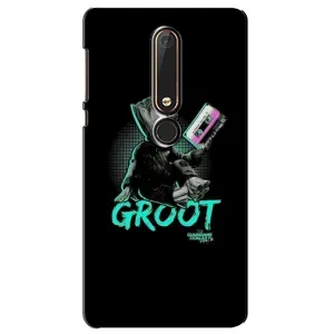 Чохол Супергерої Марвел на Нокіа 6 (2018) (Groot)