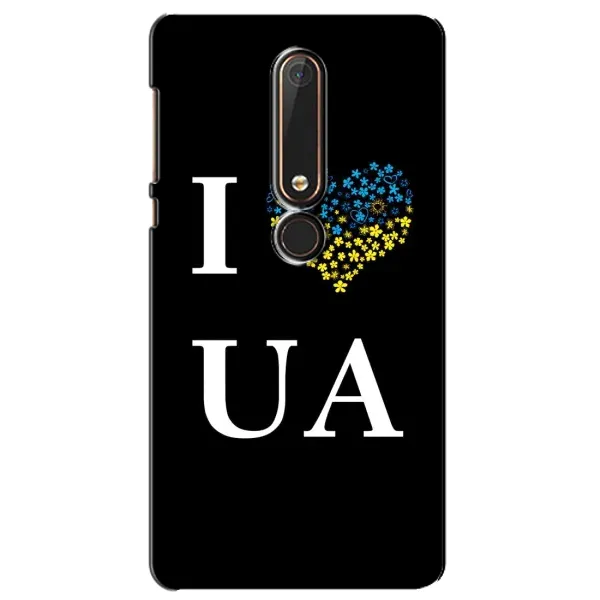 Чехол с рисунком «I Love UA» для Nokia 6 2018 Чехол с рисунком «I Love UA» для Nokia 6 2018
