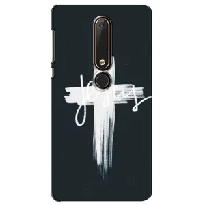 Чехлы для Нокиа 6 (2018) (Крест Иисуса) (Jesus)