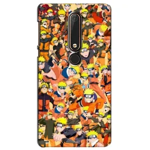 Чехлы с принтом Наруто на Nokia 6 2018 (Коллаж Наруто)
