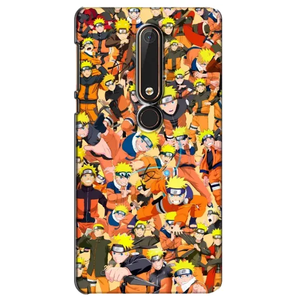 Чехол с рисунком «Коллаж Наруто» для Nokia 6 2018 Чехол с рисунком «Коллаж Наруто» для Nokia 6 2018