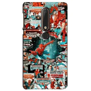 Чохол Супергерой Людина Павук на Nokia 6 2018 (Комікси Людина Павук)
