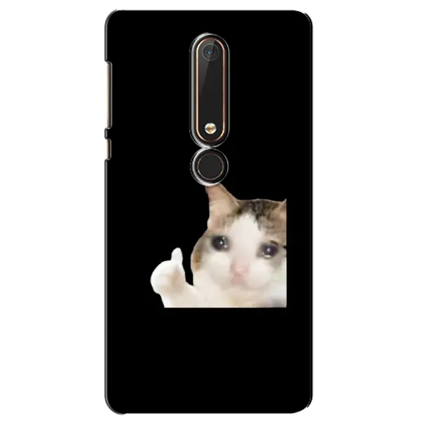 Чехол с рисунком «Кот в слезах» для Nokia 6 2018 Чехол с рисунком «Кот в слезах» для Nokia 6 2018