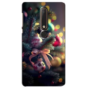 Чехлы на Новый Год Nokia 6 2018 (Красивая елочка)