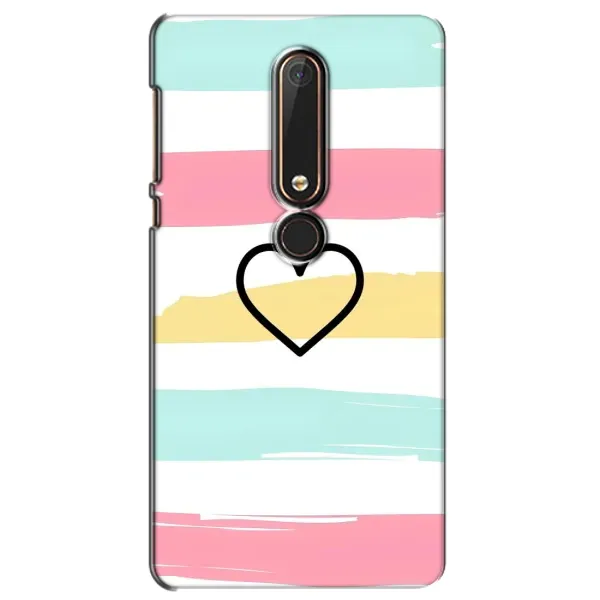 Чехол с рисунком «Красивое сердечко» для Nokia 6 2018 Чехол с рисунком «Красивое сердечко» для Nokia 6 2018