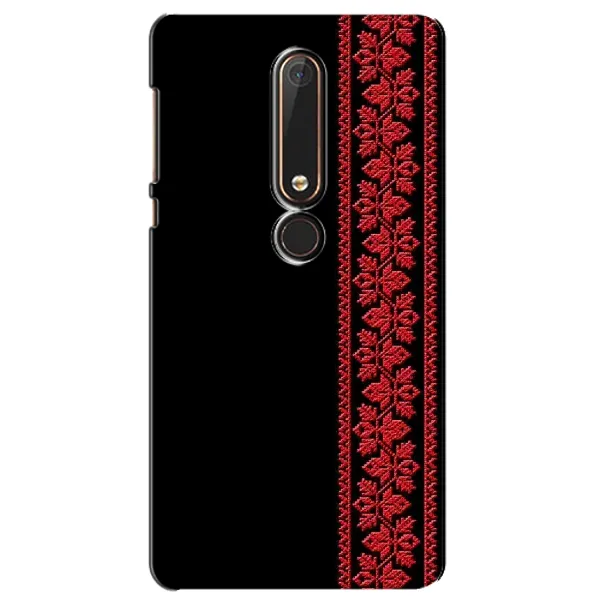 Чехол с рисунком «Красная Вышиванка» для Nokia 6 2018 Чехол с рисунком «Красная Вышиванка» для Nokia 6 2018