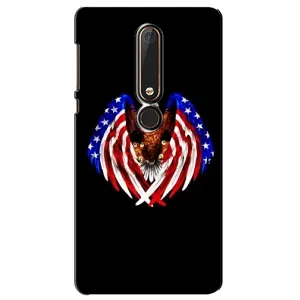 Чохол Прапор USA для Nokia 6 2018 (Крила США)