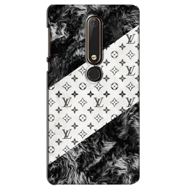 Чехол с рисунком «LV на белом» для Nokia 6 2018 Чехол с рисунком «LV на белом» для Nokia 6 2018