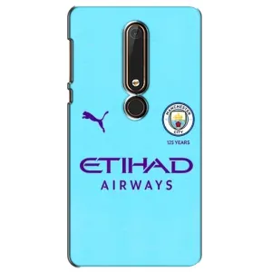 Силиконовые Чехлы принт Футбол на Nokia 6 2018 (Man City)