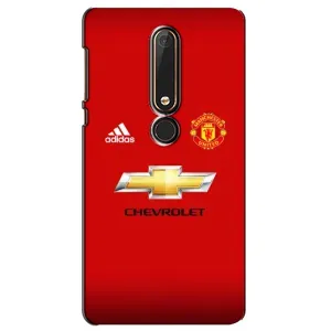 Силиконовые Чехлы принт Футбол на Nokia 6 2018 (Man United)