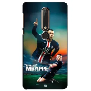 Чехол (TPU) с Футболистом на Nokia 6 2018 (MBAPPE)