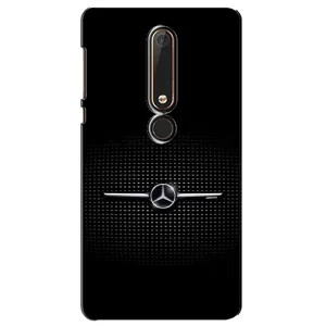 Силиконовый бампер с картинкой машины на Nokia 6 2018 (Mercedes)