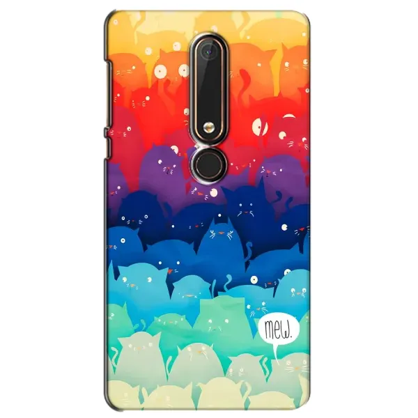 Чехол с рисунком «Mew» для Nokia 6 2018