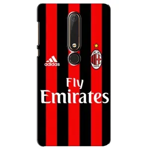 Чехлы с ТОП Футбольными клубами на Nokia 6 2018 (Milan)