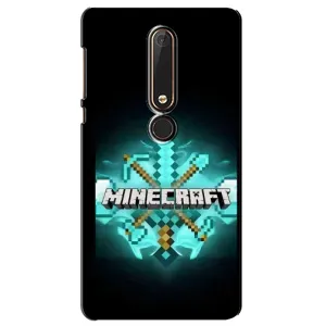 Чехол майнкрафт для Nokia 6 2018 (MineCraft 2)