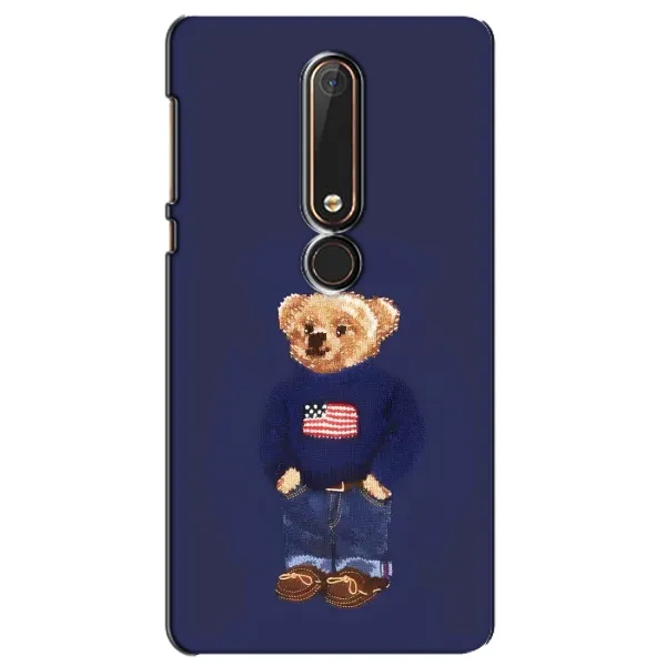 Чехол с рисунком «Мишка USA» для Nokia 6 2018 Чехол с рисунком «Мишка USA» для Nokia 6 2018