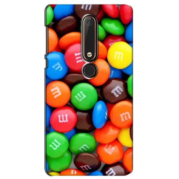 Чехол с рисунком «Разноцветные M&M'S» для Nokia 6 2018 Чехол с рисунком «Разноцветные M&M'S» для Nokia 6 2018