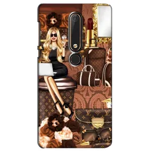 Чохол Стиль Louis Vuitton на Nokia 6 2018 (Мода Луі Віттон)