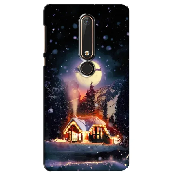 Чехол с рисунком «Настроение зимнее» для Nokia 6 2018 Чехол с рисунком «Настроение зимнее» для Nokia 6 2018