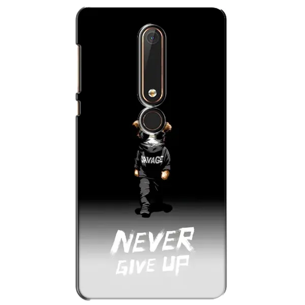 Чехол с рисунком «Never» для Nokia 6 2018 Чехол с рисунком «Never» для Nokia 6 2018