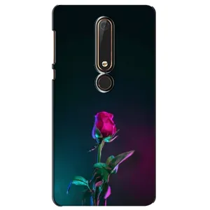 Чехлы с принтом Розочки для Nokia 6 2018 (Ночная роза)