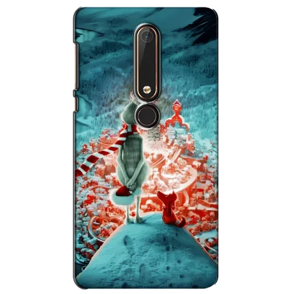 Чехол с рисунком «Новогодний Гринч» для Nokia 6 2018 Чехол с рисунком «Новогодний Гринч» для Nokia 6 2018
