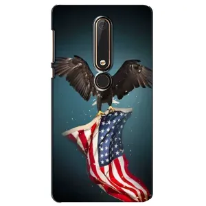 Чохол Прапор USA для Nokia 6 2018 (Орел і прапор)