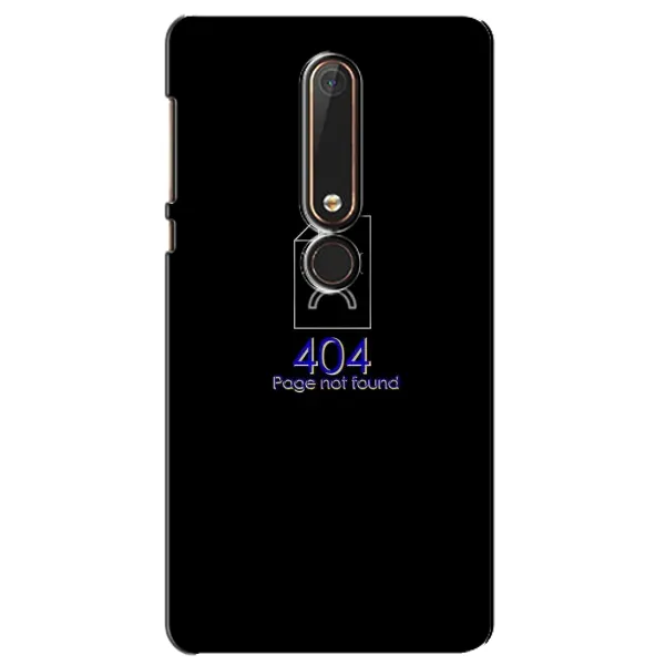 Чехол с рисунком «Ошибка 404» для Nokia 6 2018 Чехол с рисунком «Ошибка 404» для Nokia 6 2018