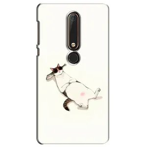 Чехол на тематику: Коты для Nokia 6 2018 (Отдых)