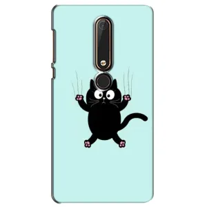 Силіконовий чохол з котиком для Nokia 6 2018
