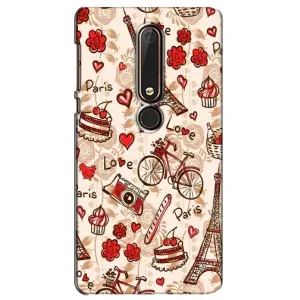 Чехол с Эйфелевой башней на Nokia 6 2018 (Париж мечта)