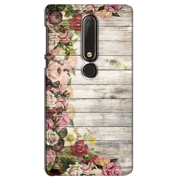 Чехол с рисунком «Плетущиеся цветы» для Nokia 6 2018 Чехол с рисунком «Плетущиеся цветы» для Nokia 6 2018
