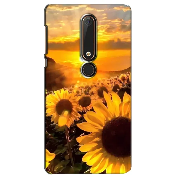 Чехол с рисунком «поле подсолнухов» для Nokia 6 2018