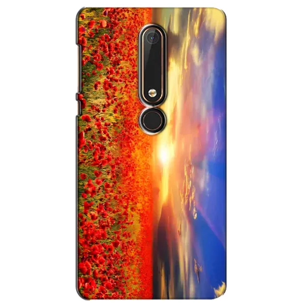 Чехол с рисунком «Поле тюльпанов» для Nokia 6 2018 Чехол с рисунком «Поле тюльпанов» для Nokia 6 2018