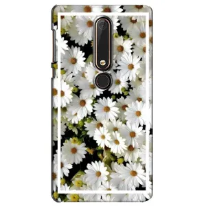 Чехол с ромашками на Nokia 6 2018 (Рамка в ромашках)