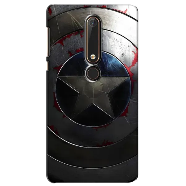 Чехол с рисунком «Ретро Щит Капитана» для Nokia 6 2018