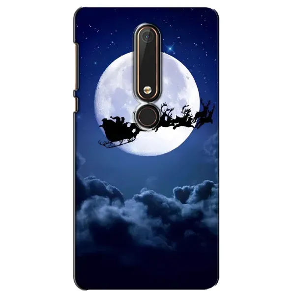 Чехол с рисунком «Санта - луна» для Nokia 6 2018