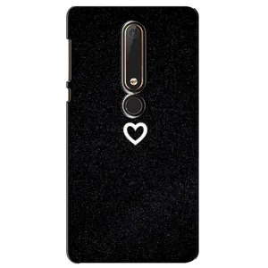 Чехлы с тематикой "Маленькие Сердечки" на Nokia 6 2018 (Сердечко)