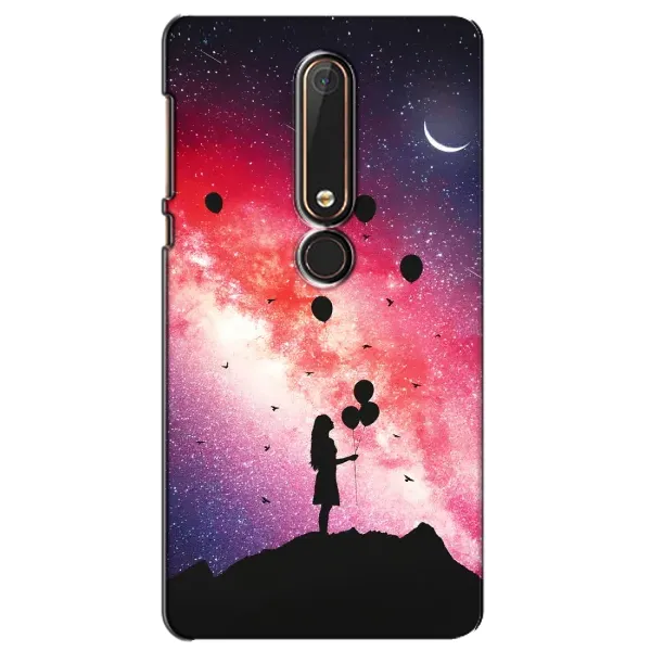 Чехол с рисунком «Шарики в небе» для Nokia 6 2018 Чехол с рисунком «Шарики в небе» для Nokia 6 2018