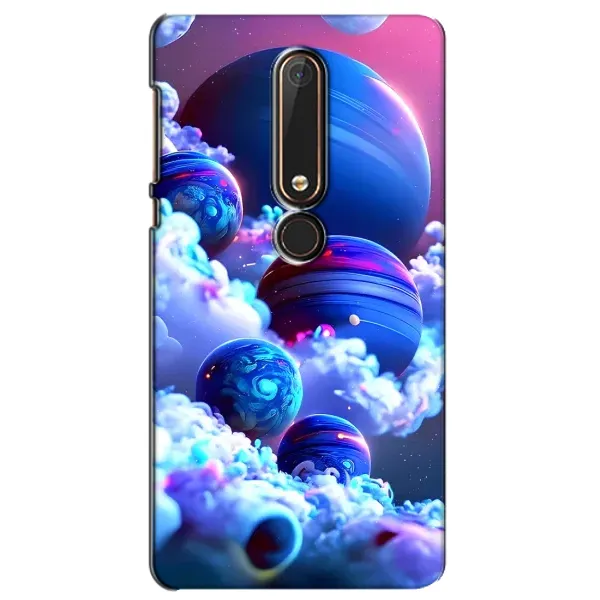 Чохол з малюнком «Сині планети» для Nokia 6 2018