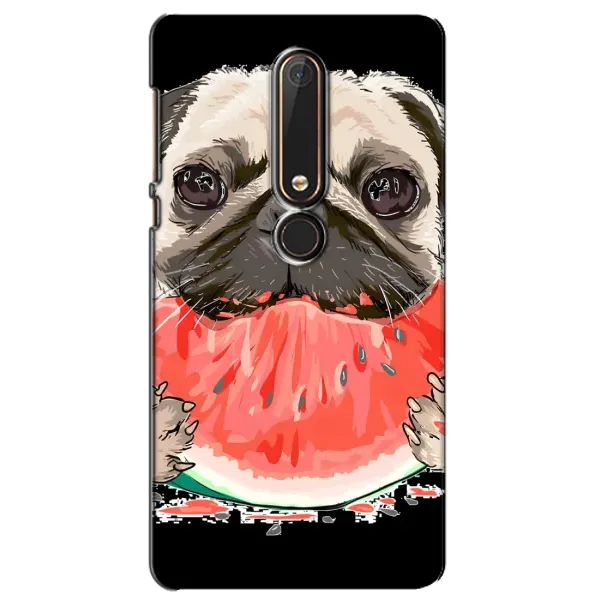 Чехол с рисунком «Смешной Мопс» для Nokia 6 2018