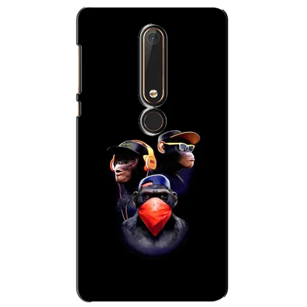Чехол с рисунком «Три обезьяны» для Nokia 6 2018 Чехол с рисунком «Три обезьяны» для Nokia 6 2018