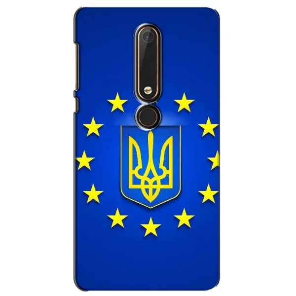 Чехол с рисунком «Украина это Европа» для Nokia 6 2018 Чехол с рисунком «Украина это Европа» для Nokia 6 2018