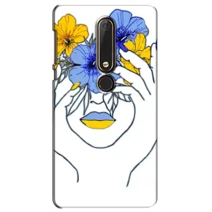 Чехол на Nokia 6 2018 Украинский дизайн (Украинка на всю голову)